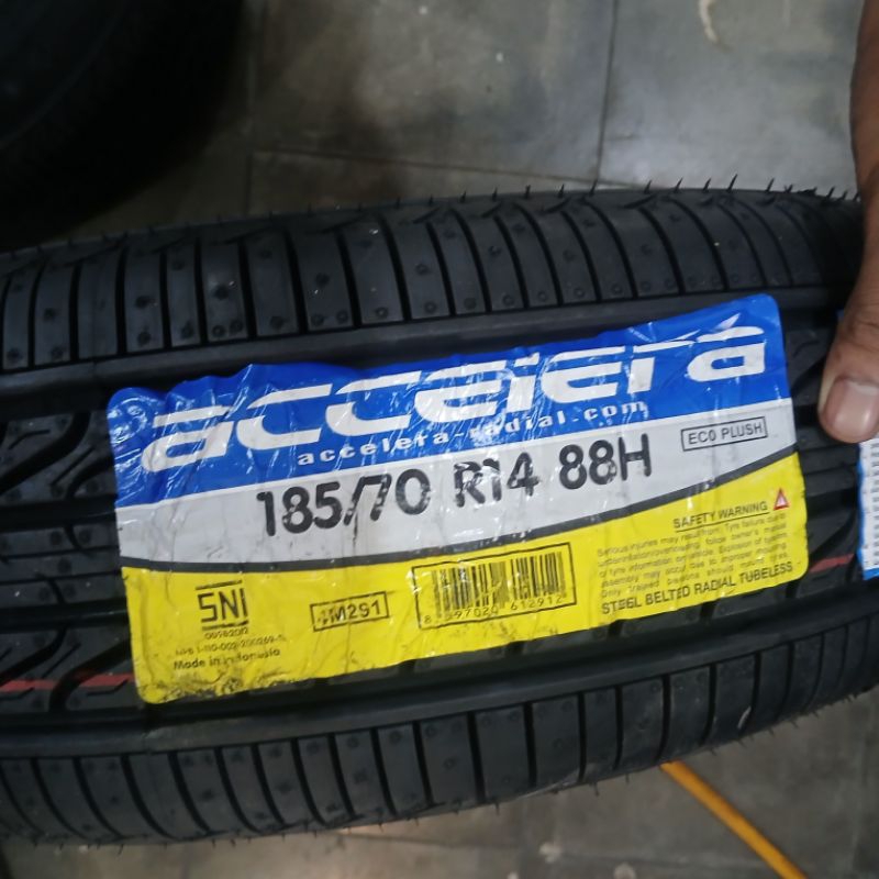 Ban Mobil Tubeles 185 70 R14 Accelera Standart Avanza Xenia ban ring14