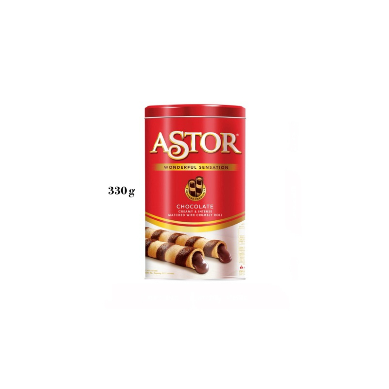 

Astor Wafer Stik Cokelat Kaleng 330 g