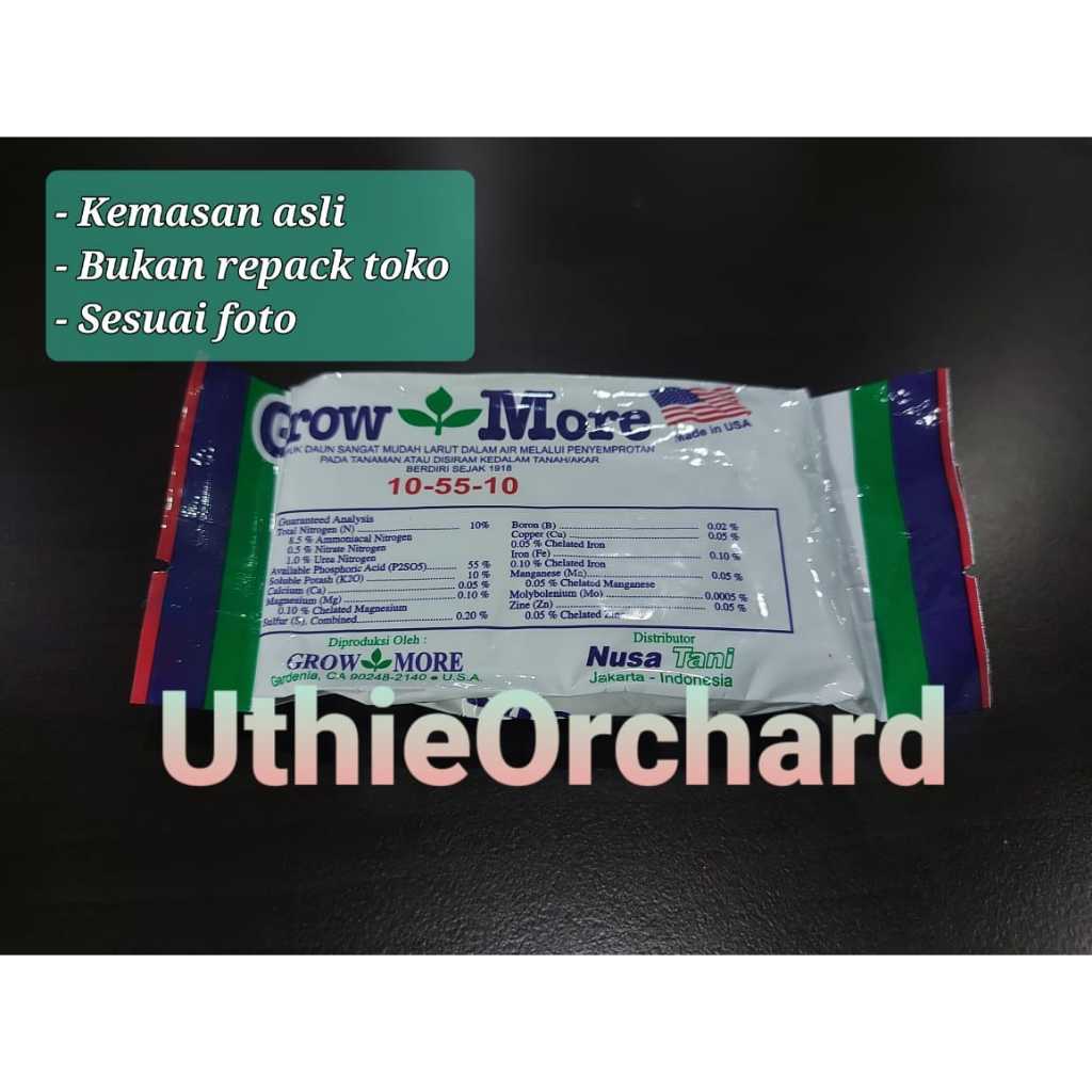 Pupuk Growmore NPK 10-55-10 Bunga - 100 Gr