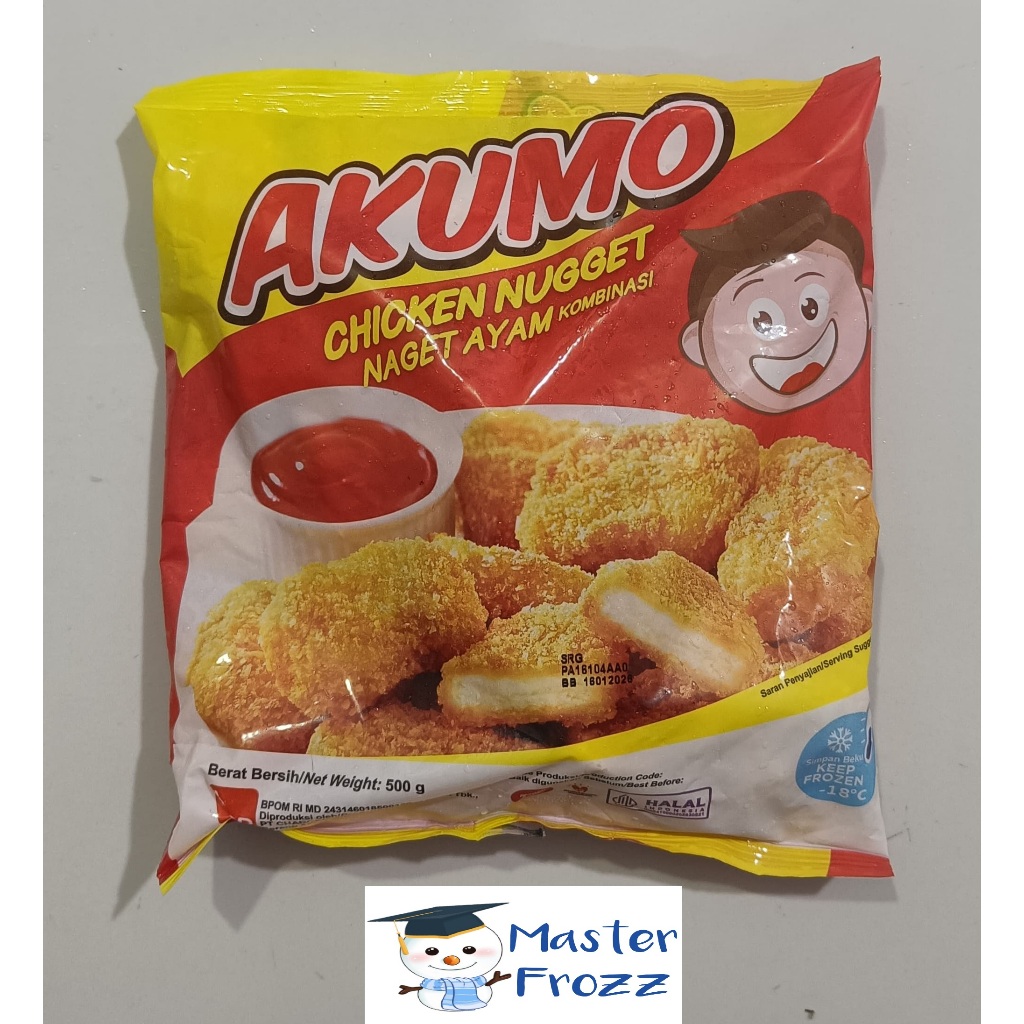 

Akumo Chicken Nugget | Nugget Ayam 500gr | 1000gr