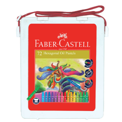 

Faber Castell - Crayon Oil Pastel 72 Warna / Krayon Minyak Hexagonal