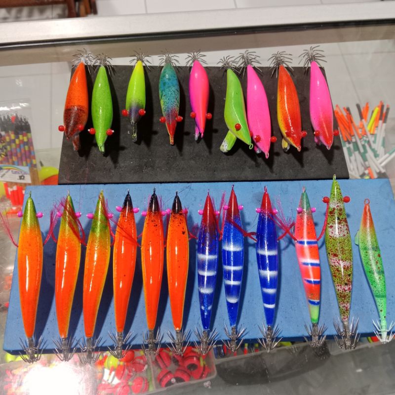 udang udangan kayu pancing cumi