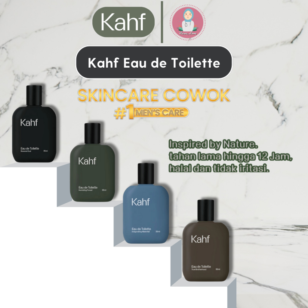 KAHF Eau de Toilette | Parfum Laki-laki | Revered Oud | True Brotherhood | Skincare Cowok | Pria | M
