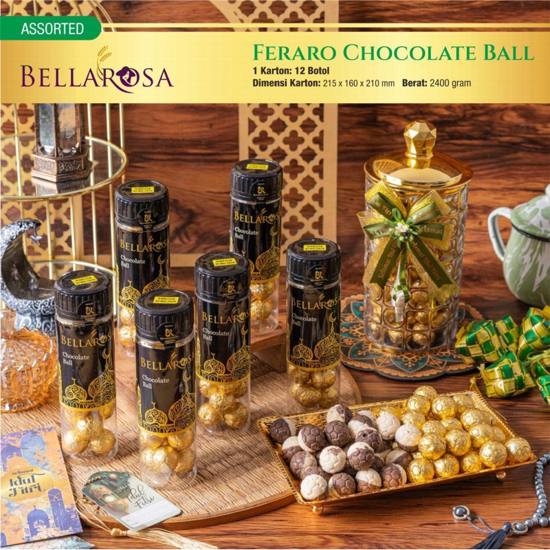 

Bellarosa Coklat Feraro Edisi Lebaran ( Toples ) - Coklat Ball Feraro