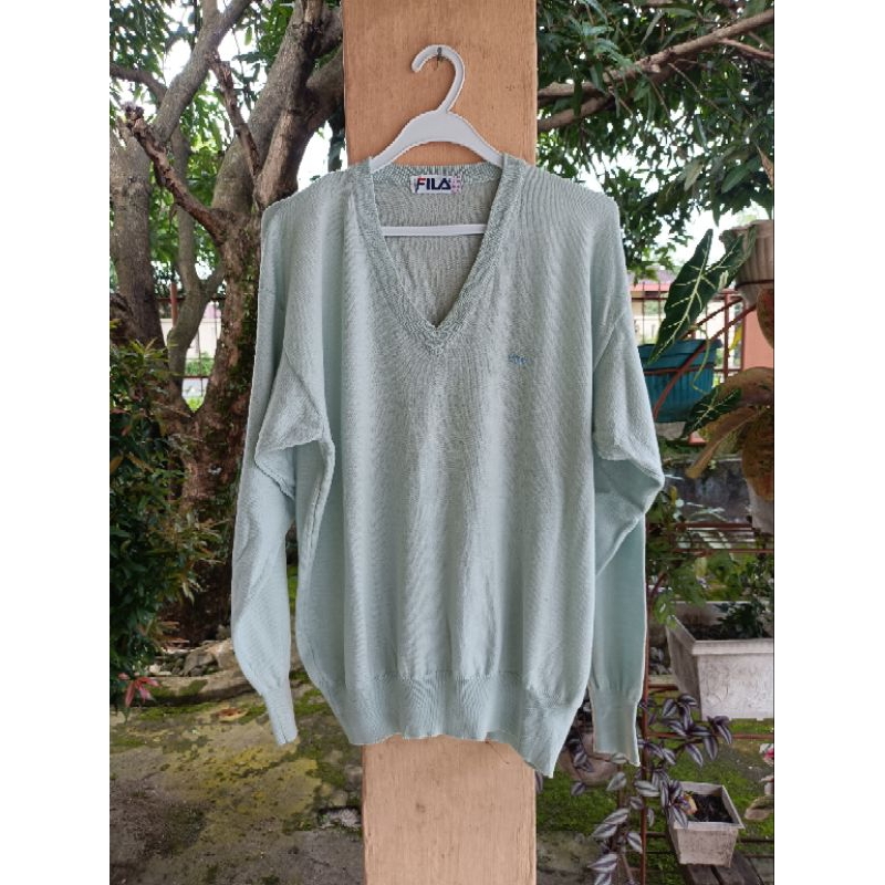 Fl4 V-neck  Knit Wear Vintage 90s