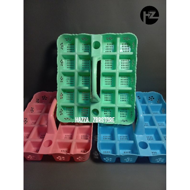 RAK AQUA / TEMPAT AQUA GELAS / RAK AQUA ISI 20 LUBANG SUSAN