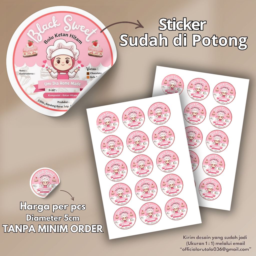 

Sticker Label Custom – Sudah Cutting, Siap Pakai untuk Berbagai Kebutuhan. Sticker Olshop, usaha, kado
