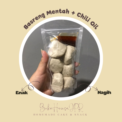 

BASRENG MENTAH + CHILI OIL | BASRENG CHILI OIL ISI 6
