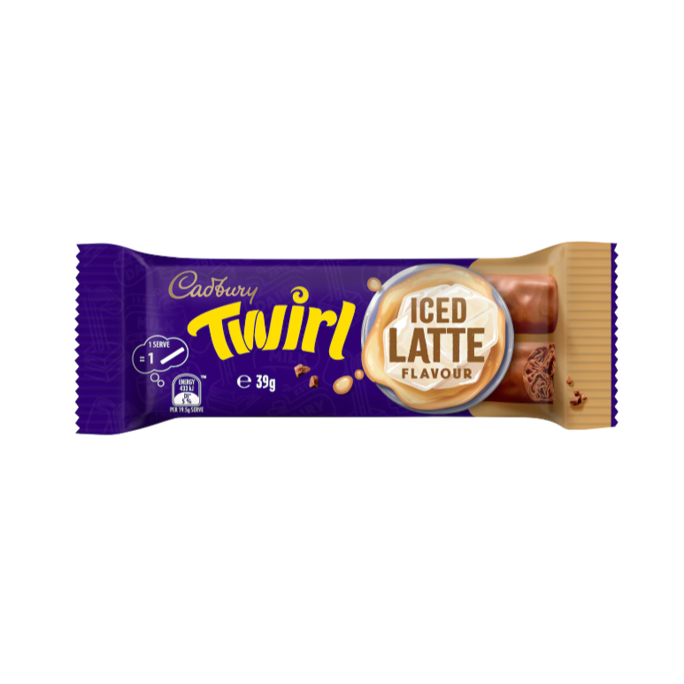 

Cadbury Twirl Iced Latte Milk Chocolate Bar 39g