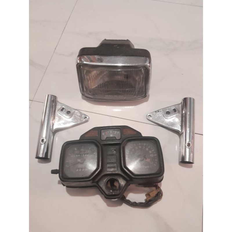 spidometer gl 100 cdi gl 125 set kupingan gl 100 lampu set reflektor gl 100 original