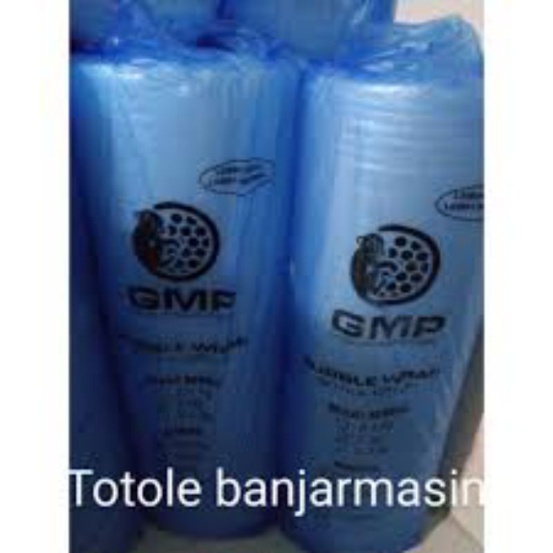 

BUBBLE WRAP GMP 3 KG CORE HITAM/PUTIH TEBAL 1 ROLL 50 METER X 125 CM PLASTIK GELEMBUNG
