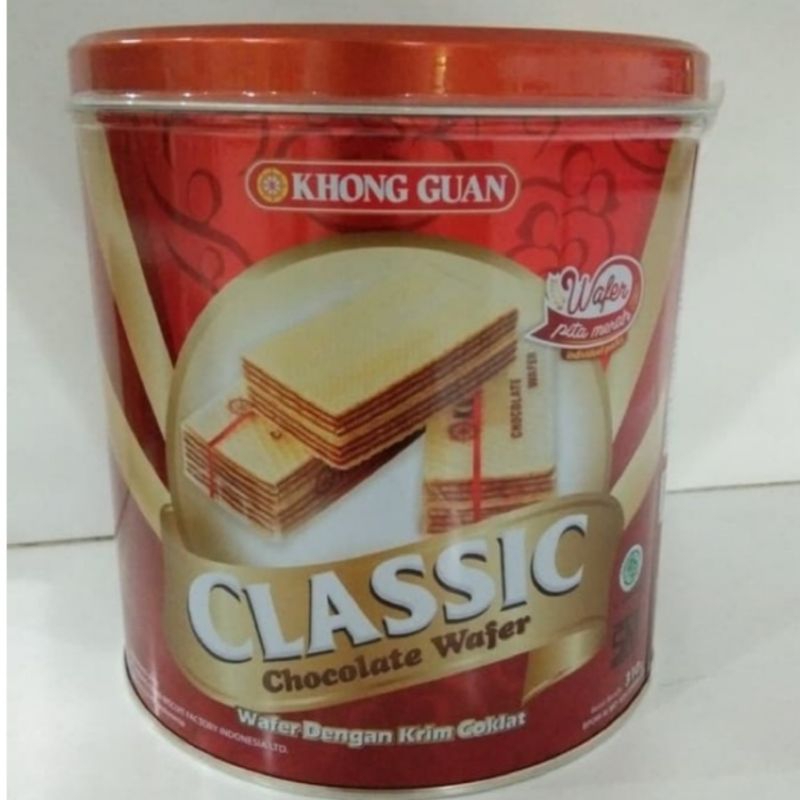 

Khong guan wafer classic krim coklat kaleng 310gr