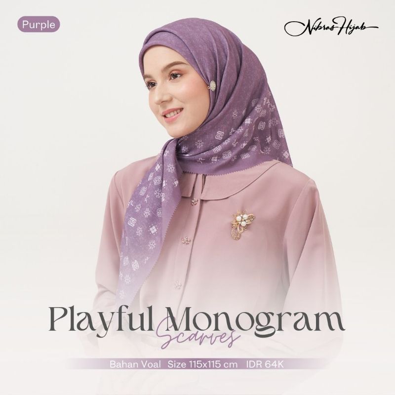 Playfull Monogram Scarves