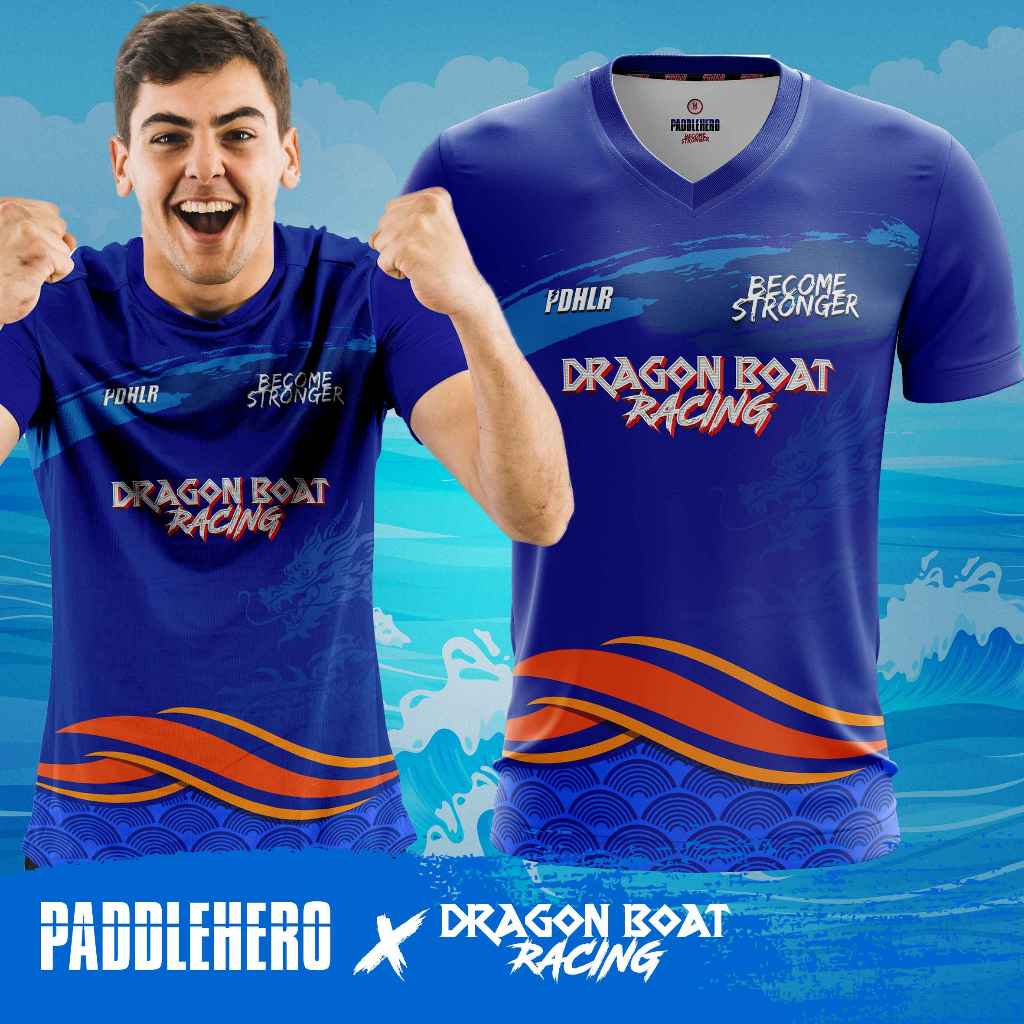 Paddlehero Jersey Dragon Boat Racing / Dayung TBR / Baju Dayung