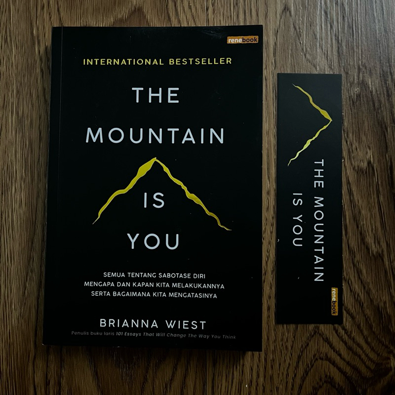 [like new, read desc | original gramed] the mountain is you by brianna wiest preloved buku self impr