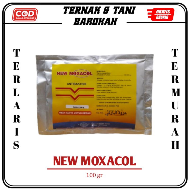 New moxacol 100 gr MENSANA obat untuk pencernaan pada hewan