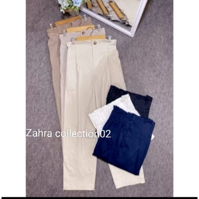 CELANA BAGGY PANTS WANITA/CELANA BAGGY PANTS KATUN PREMIUM