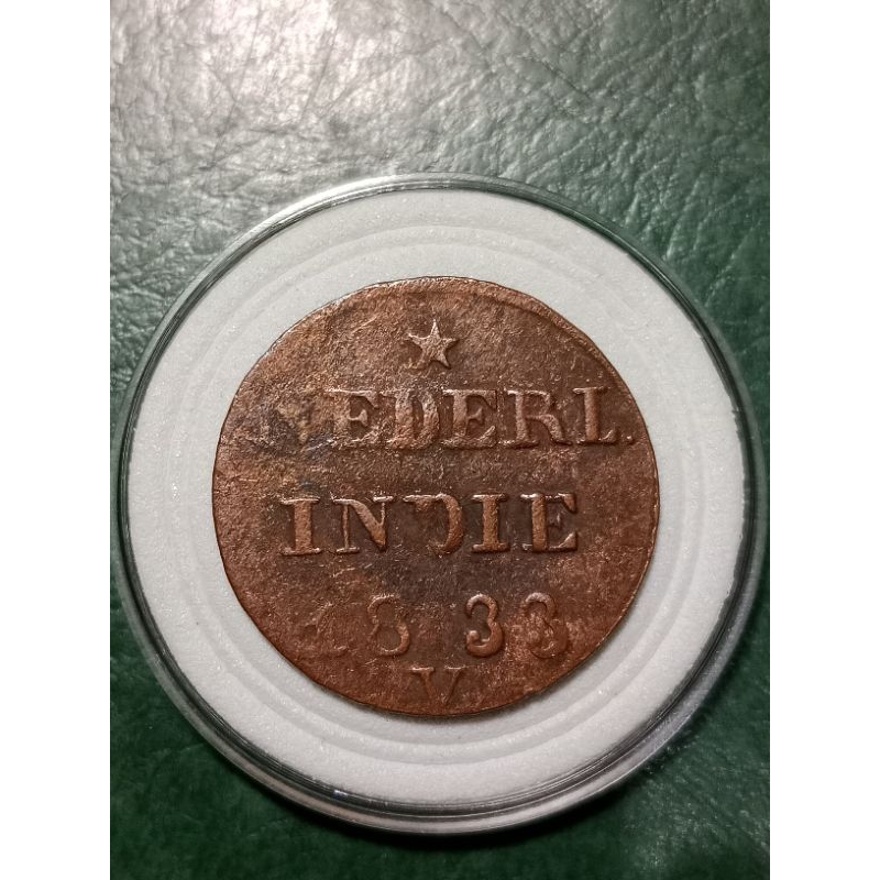 Koin Ned Indie kuno Jadul 1 Cent Tahun 1833 BEKAS