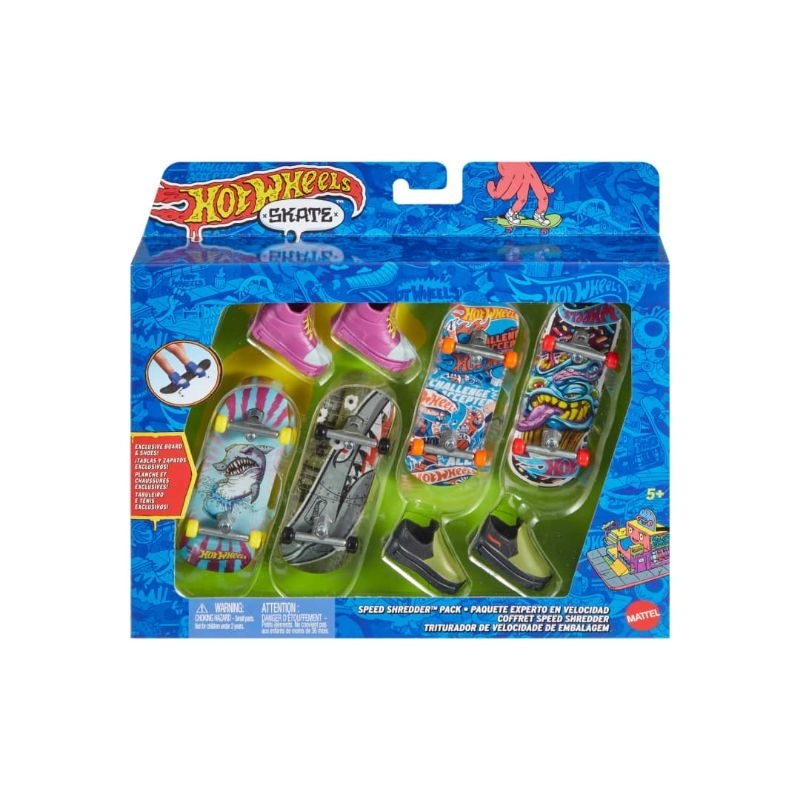 LIMITED STOCK Original Hot Wheels Skate Tony Hawk Fingerboards & Skate Shoes Multipack Skateboard Mi