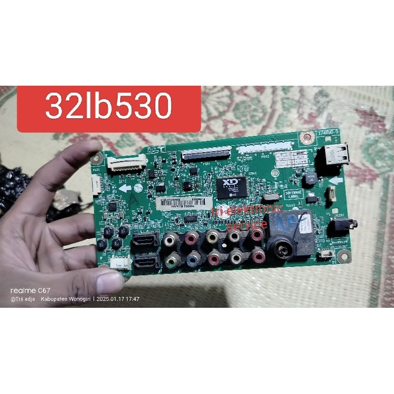 MAINBOARD MB MESIN TV LED LG 32LB530 A 32LB530A