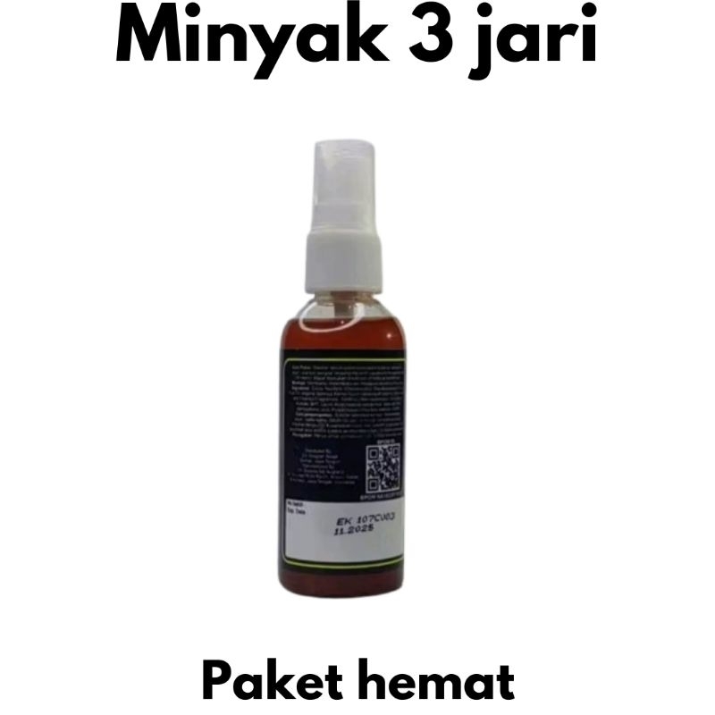 minyak daun 3 jari Wamena pria 100 % ORIGINAL MURAH- PAKET HEMAT (1 & 2 pcs)