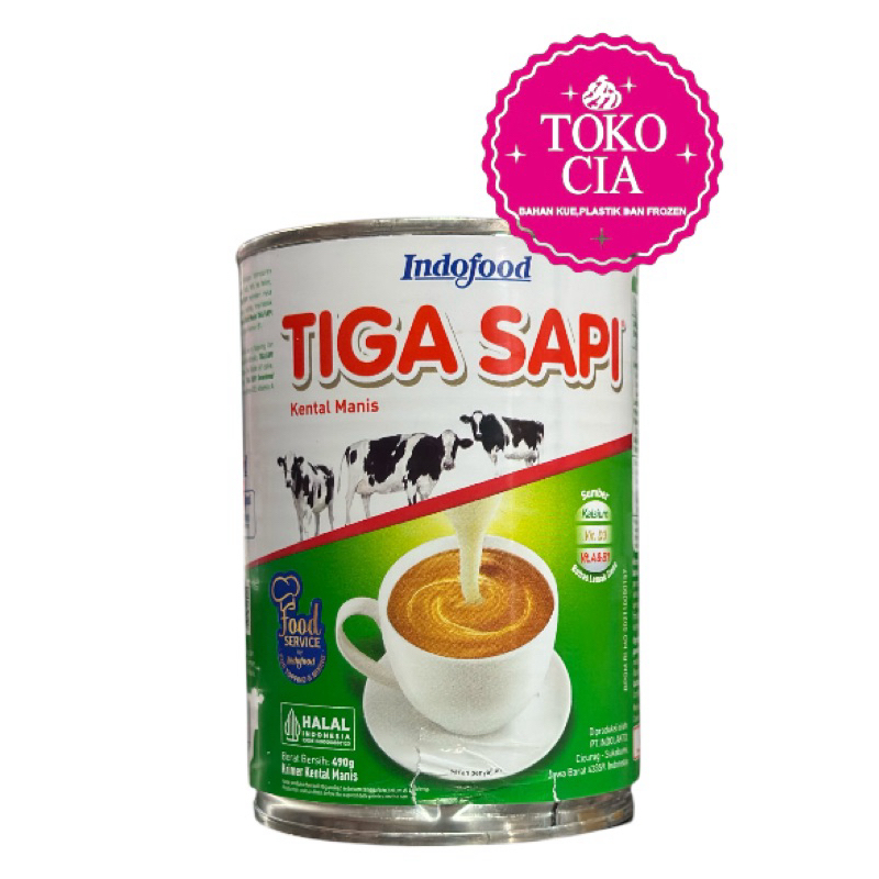 

Indofood Tiga Sapi Kental Manis 490g