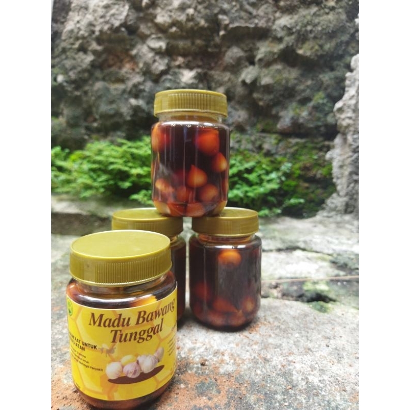 

Madu Bawang Tunggal Fermentasi Madu Murni dan bawang lanang 200gr