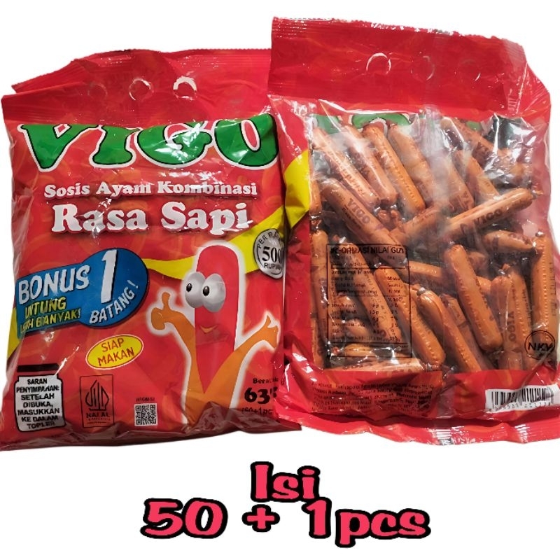 

Vigo Sak isi 50 + 1pcs