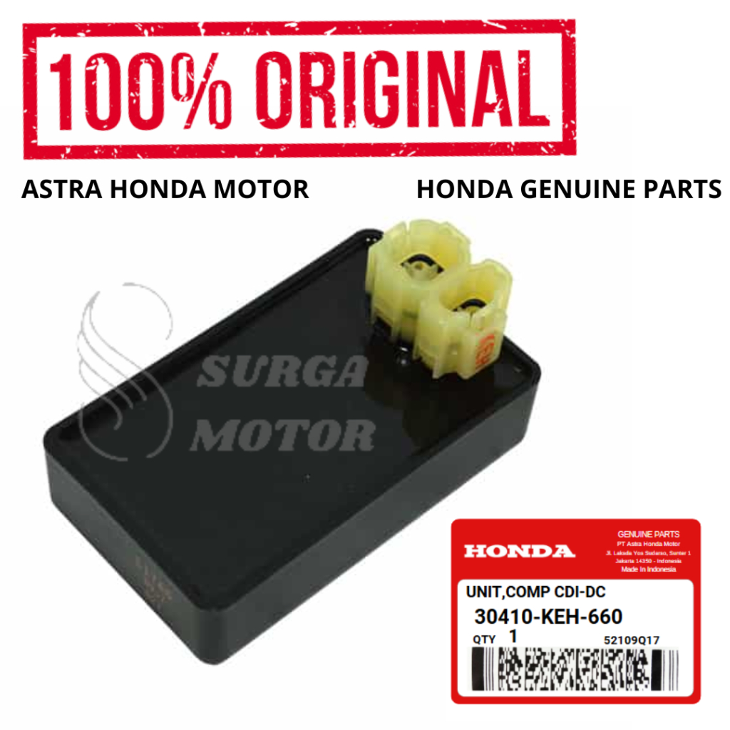 CDI Pengapian  Mega Pro Primus Original Honda AHM 30410-KEH-660 Unit Comp Digital Megapro CDI-DC KEH