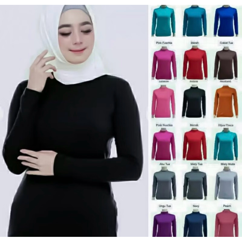 baju manset wanita lengan panjang dalaman manset