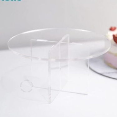 

Acrylic / Akrilik 4mm Meja Table (Diameter 18cm, Tinggi 5cm)