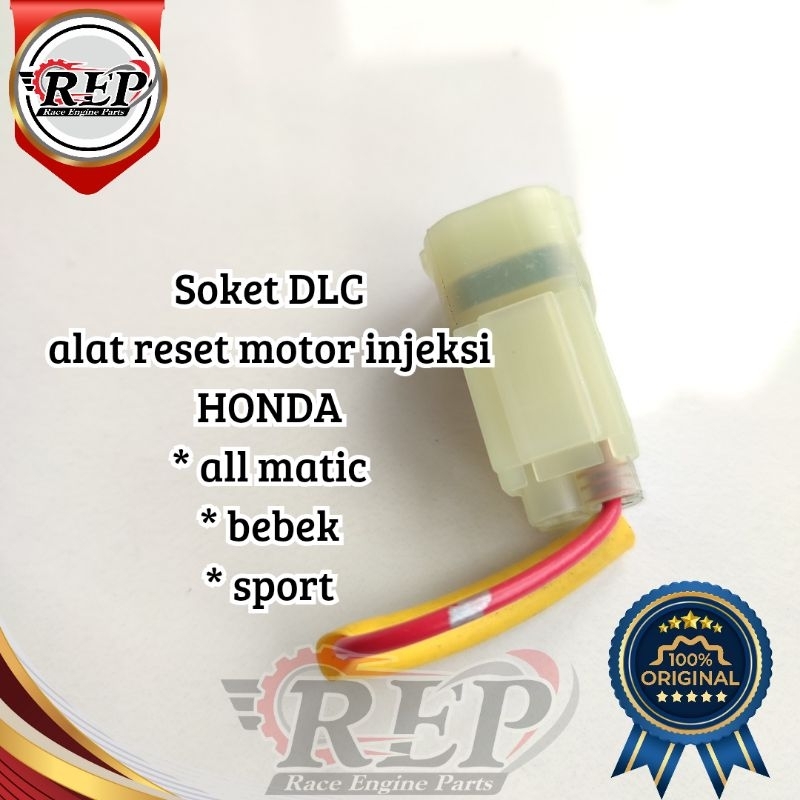 soket kabel DLC alat reset motor injeksi honda