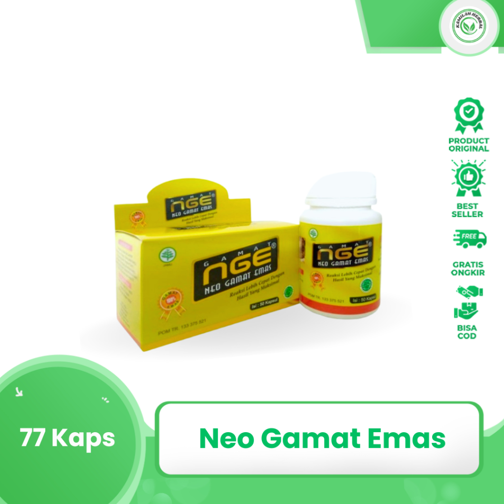 KAPSUL GAMAT NGE Neo Gamat 77 Kapsul