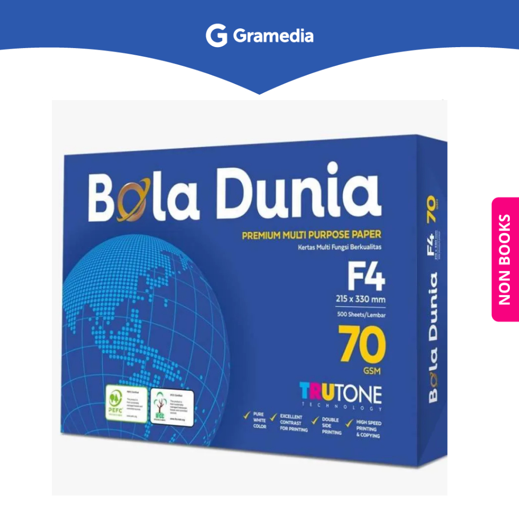 

Gramedia Surabaya - *HOT ITEM* BOLADUNIA FC 70GR F4 215X330