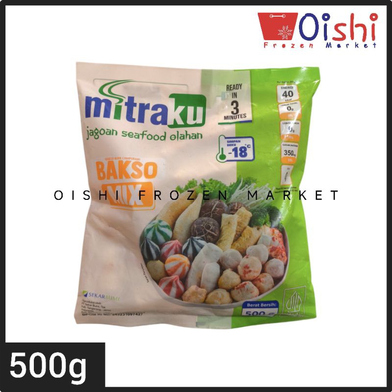 

Mitraku Bakso Mix (Bakso Ikan Campuran) 500g