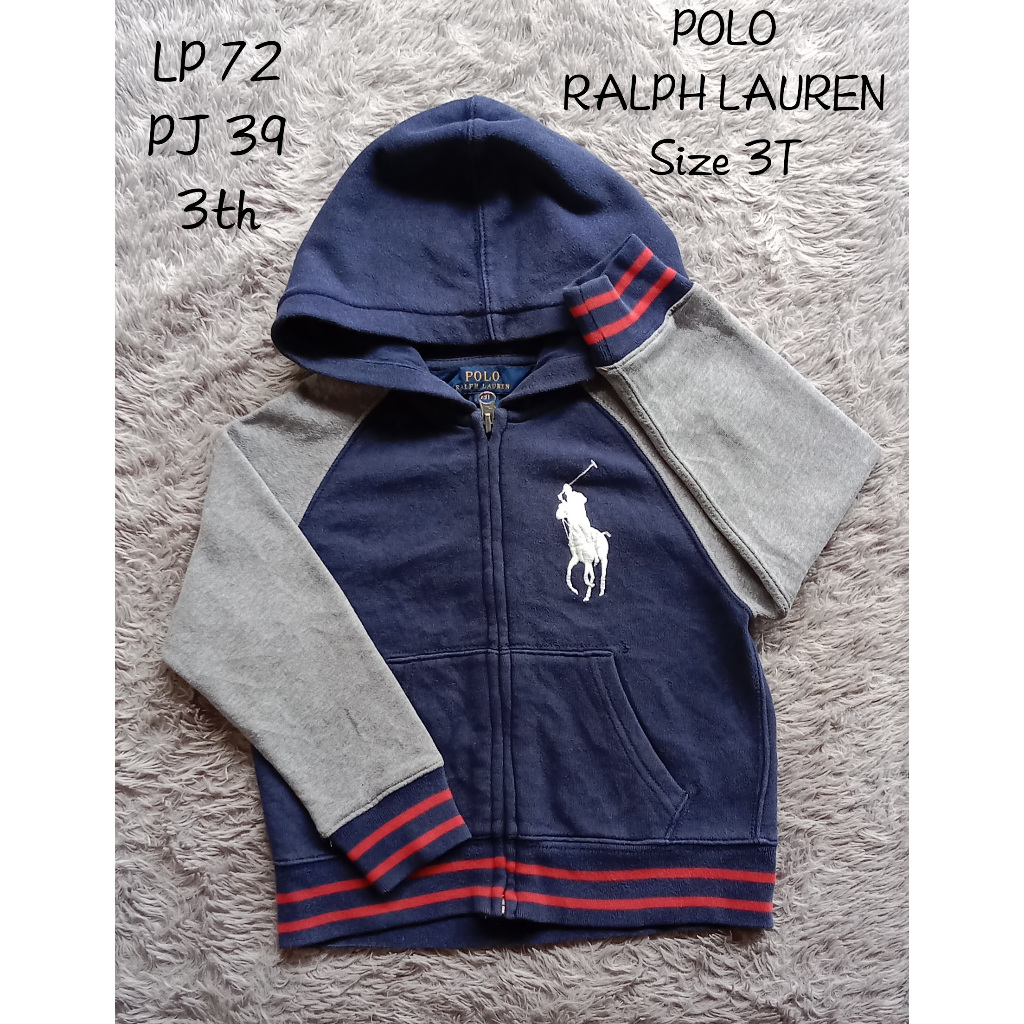 Jaket hoodie premium anak 3th POLO RAPH LAUREN thrf