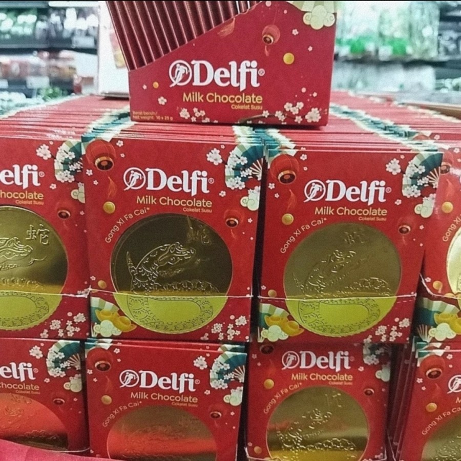 

Coklat Koin 1 Kotak Isi 10 Pcs Shio Ular Kayu Imlek 2025