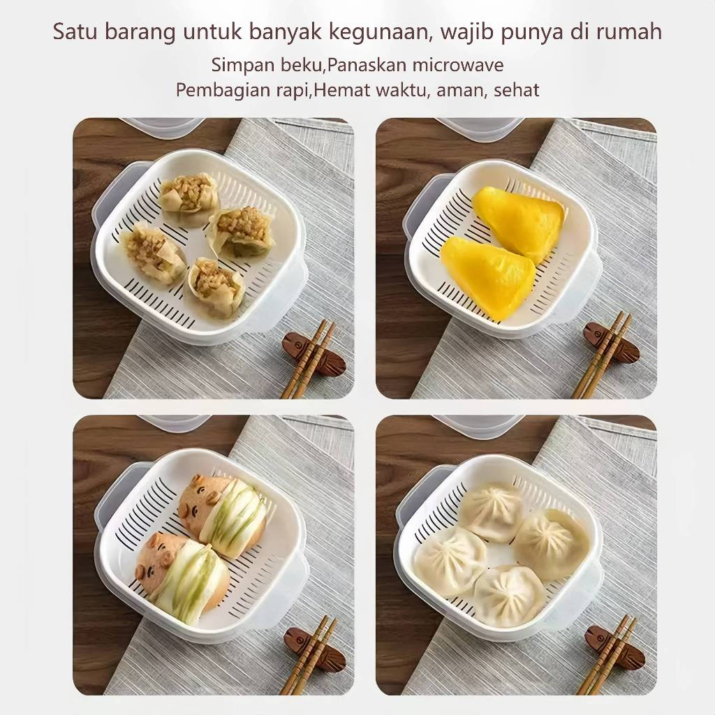 KOTAK FRESH BOX SARINGAN SAYURAN / TEMPAT TIRISAN PENGERING SAYURAN DAN BUAH MULTIFUNGSI