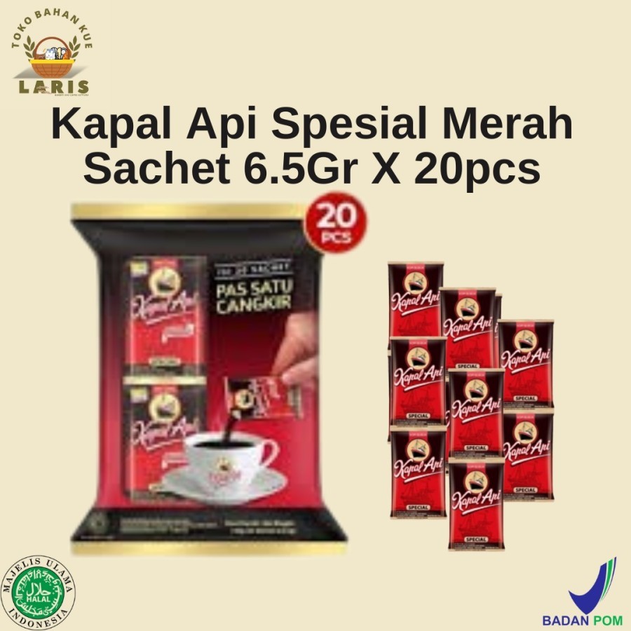 

KAPAL API SPESIAL MERAH SACHET (20 SACHET@6 GRAM )