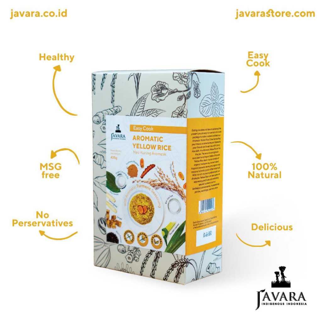 

Javara - Aromatic Yellow Rice (Nasi Kuning Aromatik) 434g