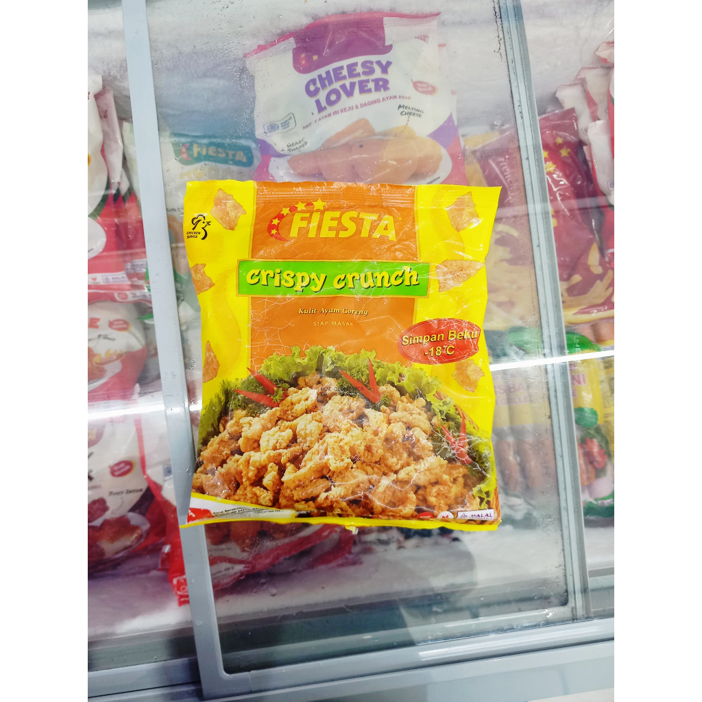 

Frozenfood FIESTA Crispy Crunch/Kulit Ayam Krispi 300gr