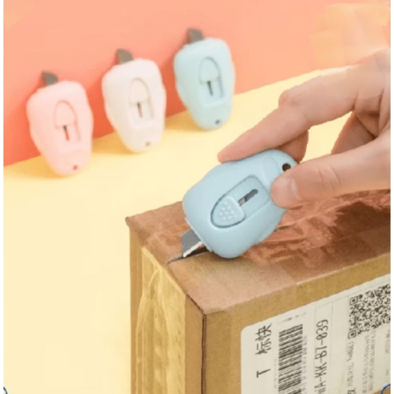 

Kater Mini KARAKTER Mini Cutter Portable Pisau Pemotong Kertas Dan Paket Unboxing - Alat Potong Kertas Portabel