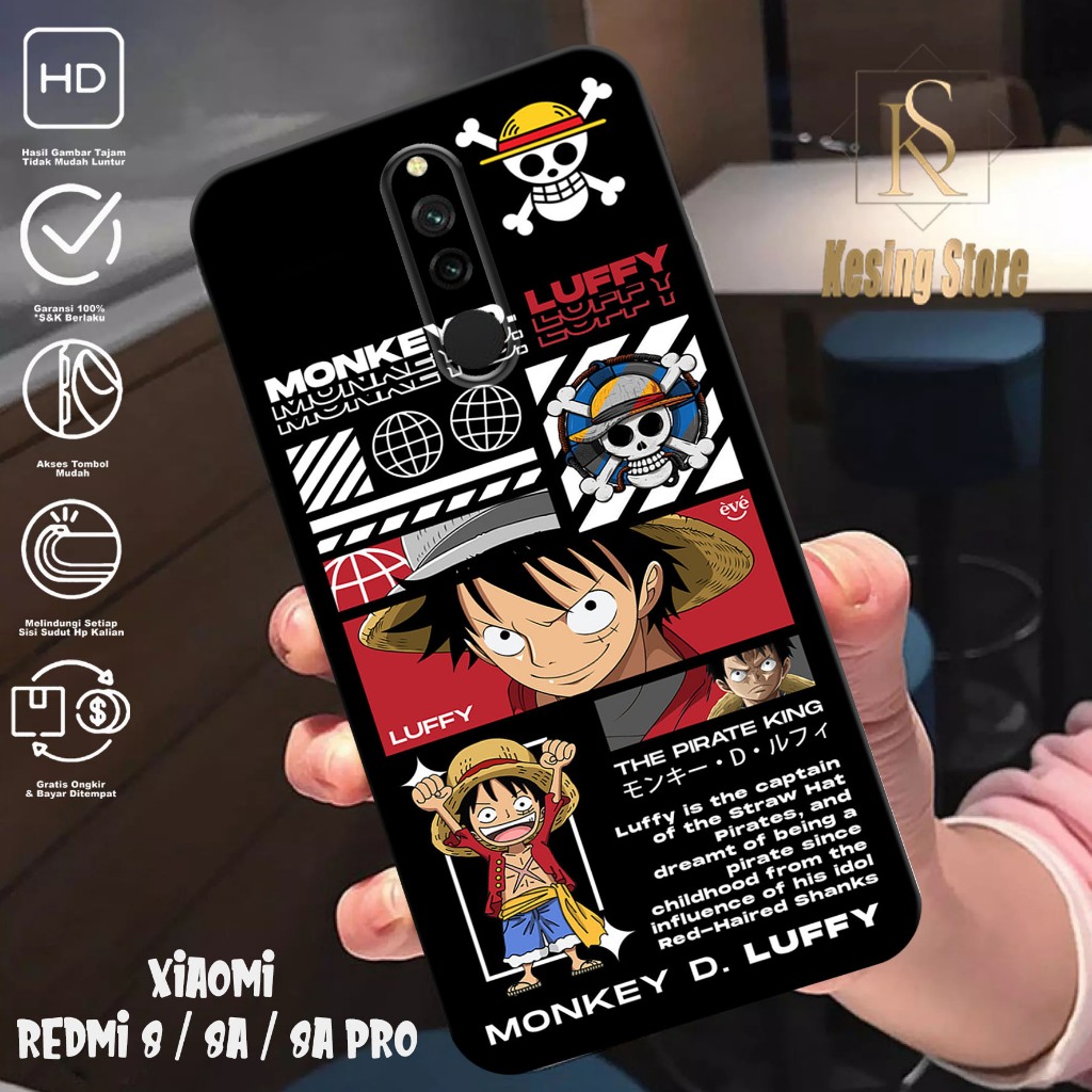 Case Xiaomi Redmi 8  8A  8A Pro- Casing Xiaomi Redmi 8  8A  8A Pro ONE PIECE - Casing Hp  - Silokon 