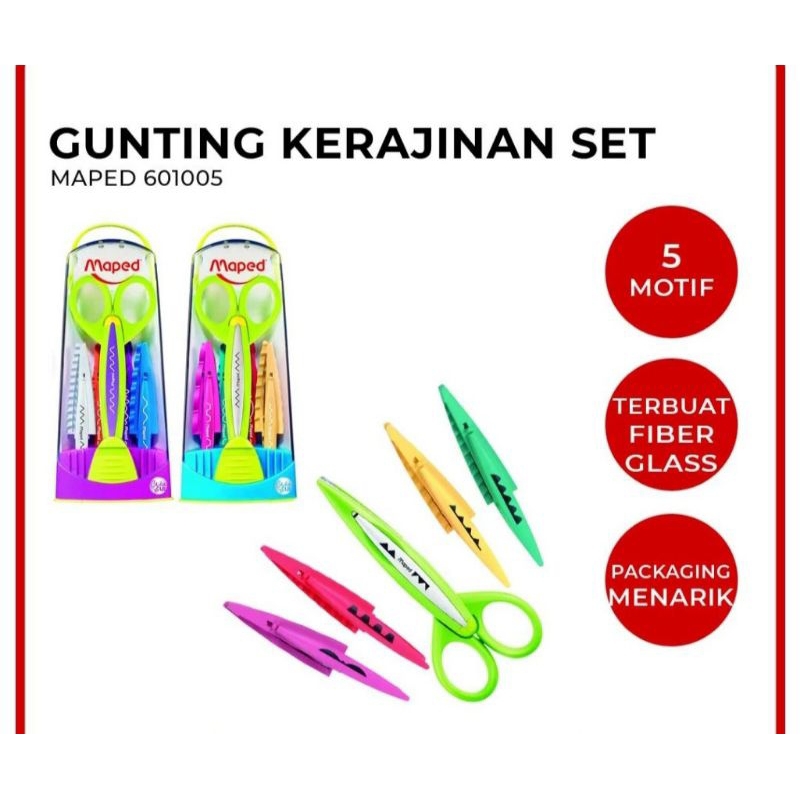 

MAPED - Gunting / Scissors Crea Cut Set 601005