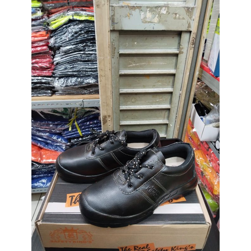 Sepatu Safety King KWS 800X Original / Sepatu Kerja Sefty Pria Kulit Asli