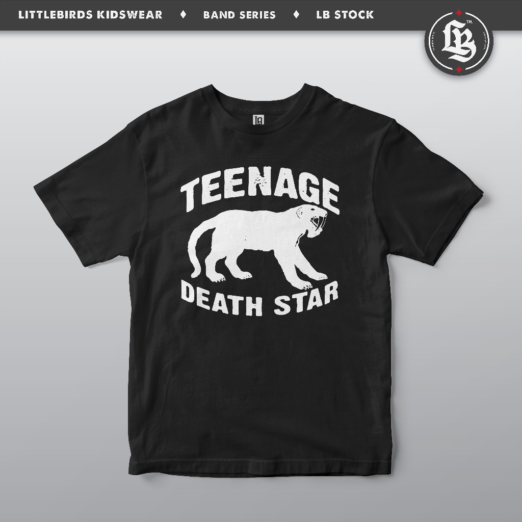 Kaos band anak Teenage Death Star anak laki laki & perempuan