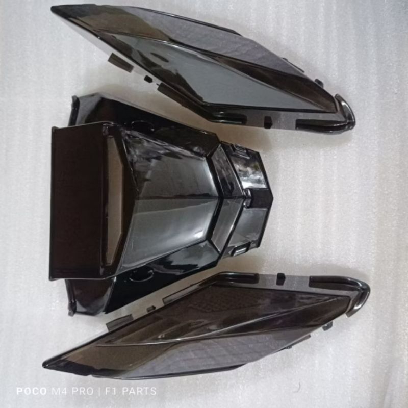 mika kaca lampu belakang mika sen belakang hitam smoke beat new eco street 2016 smoke