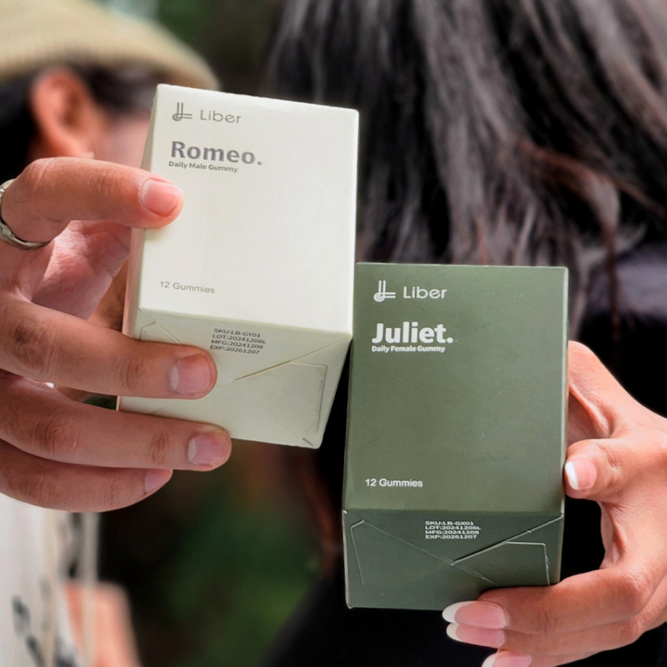 

Liber Gummy Permen Peningkat Gairah Pria Wanita Romeo dan Juliet Memperlancar Metabolisme Tubuh