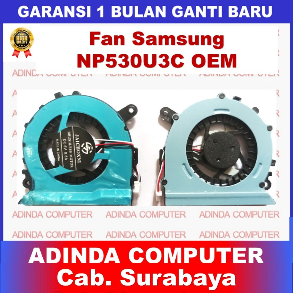 Fan Kipas Cooling Fan Samsung NP530 NP530U3C 530U3B 535U3C 540U3C 532U3 OEM