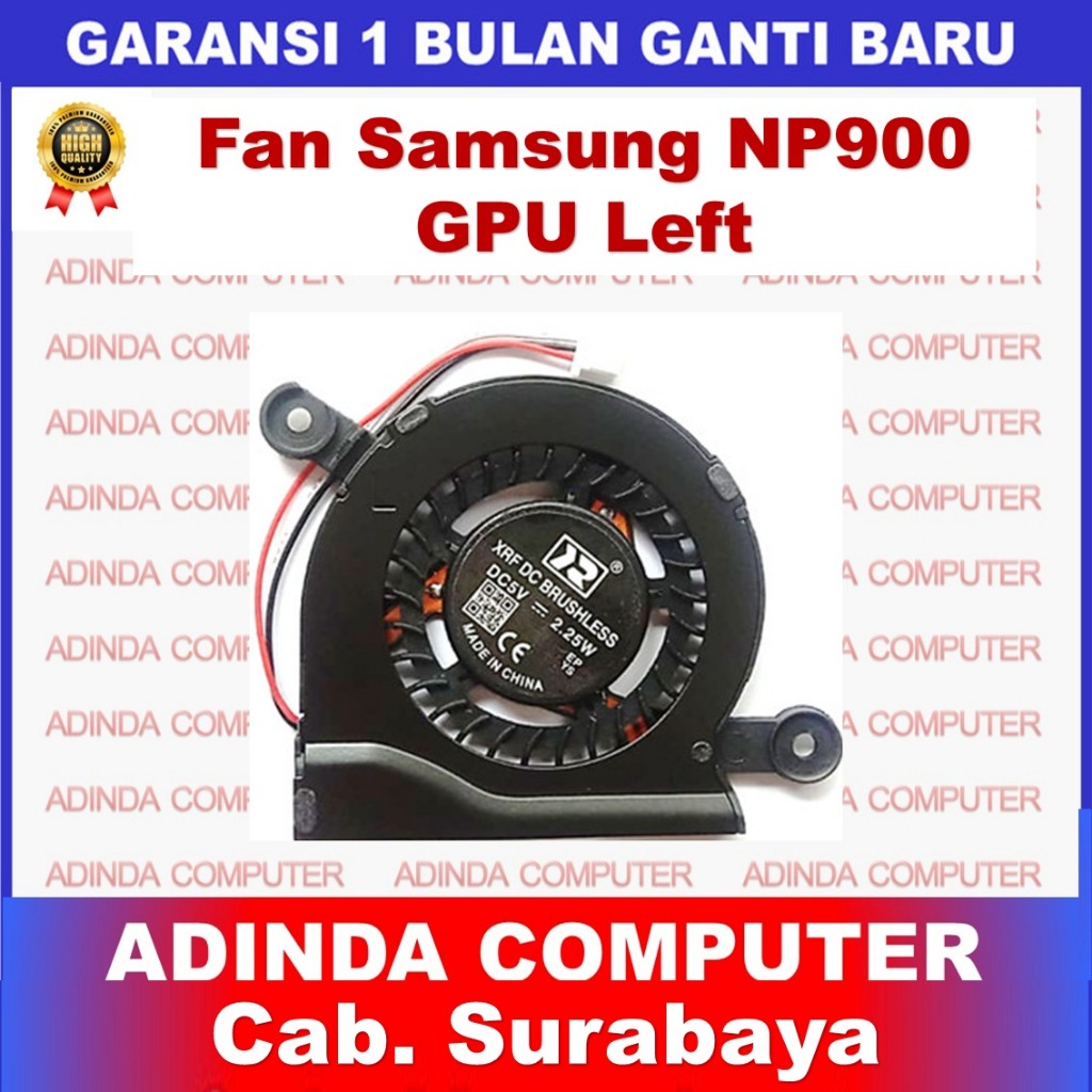 Fan Samsung NP900 NP900X3C NP900X3D NP900X3E NP900X3B GPU Left